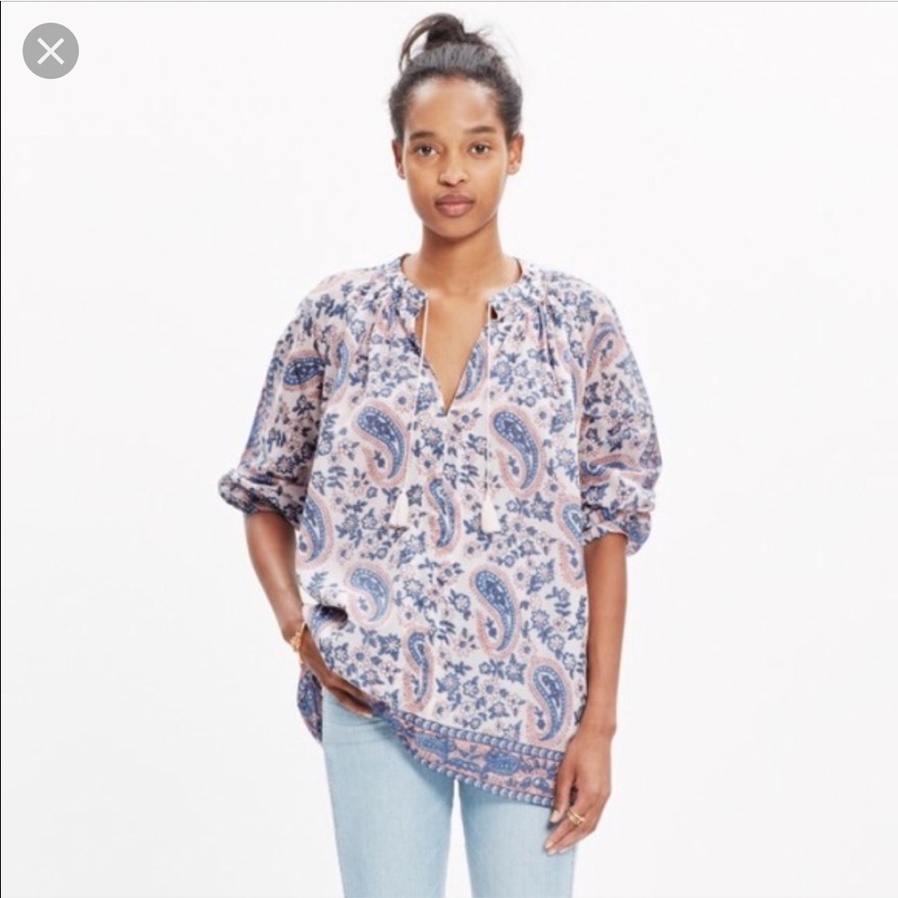 Madewell Paisley Top